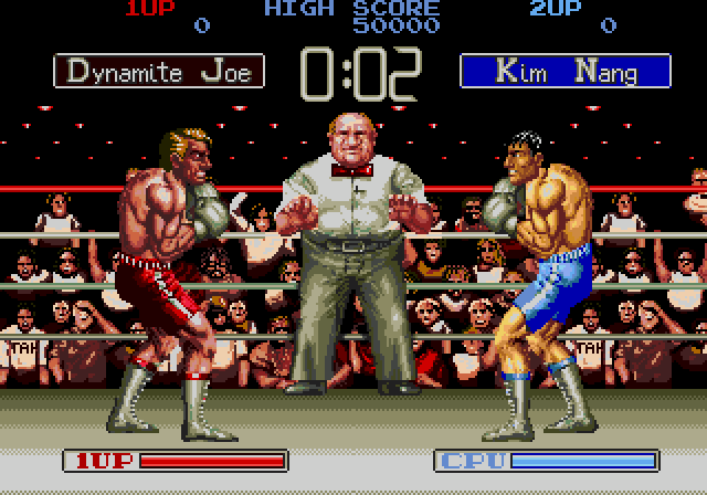 Final Blow - Megadrive game screenshot (1990) by Taito